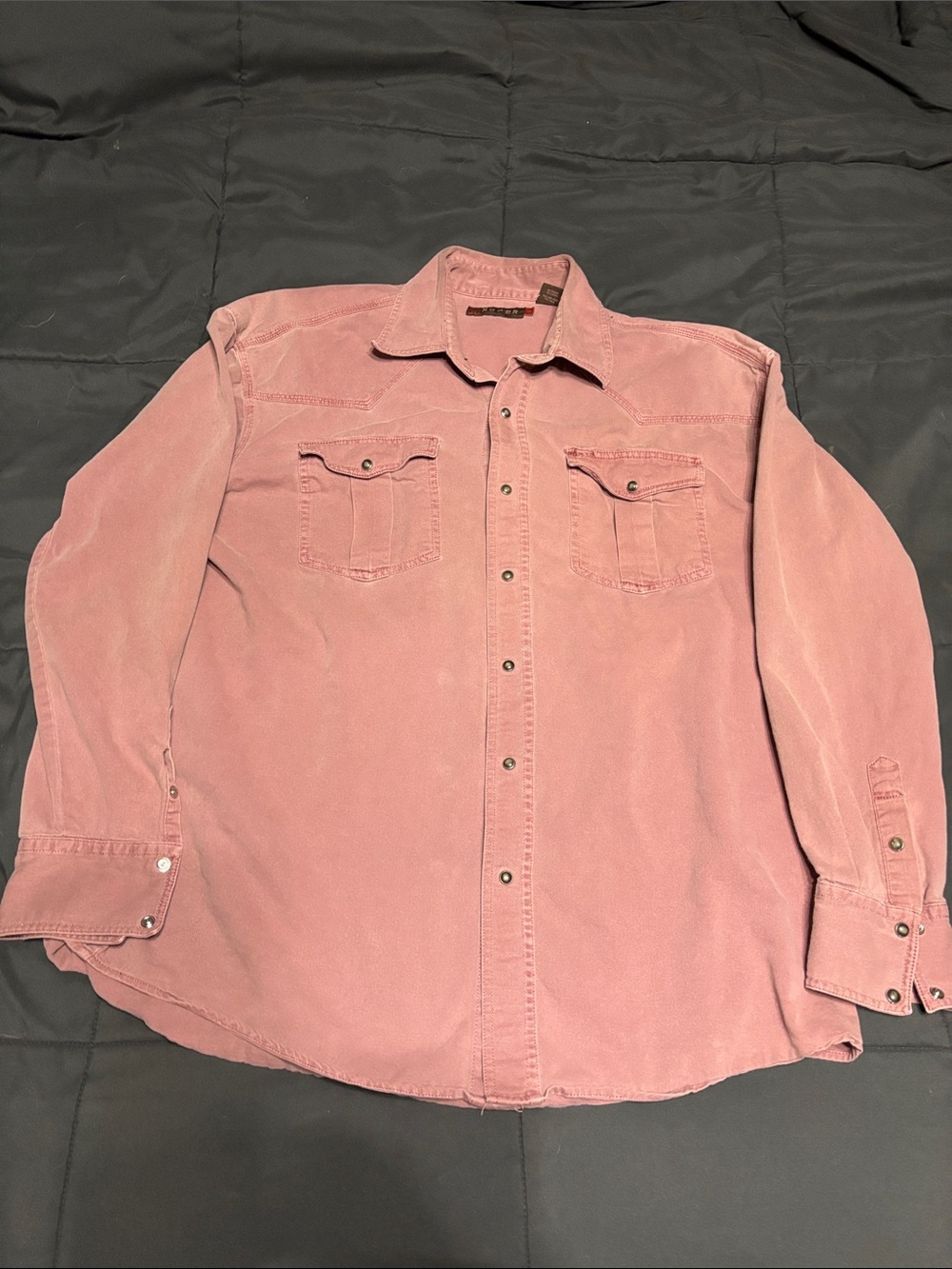Roper Men's Dusty Rose Button-Down Western Shirt